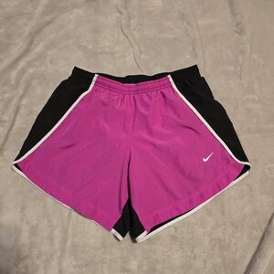 Nike Kids Pink and Black Shorts